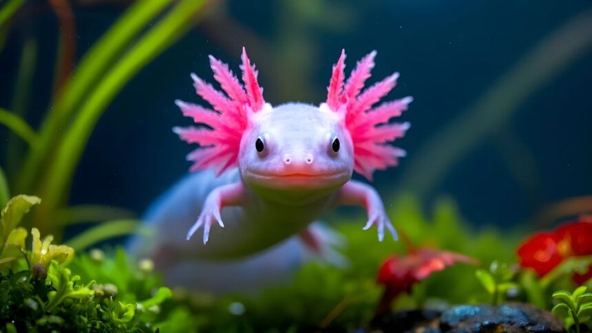 Mit eszik az axolotl?